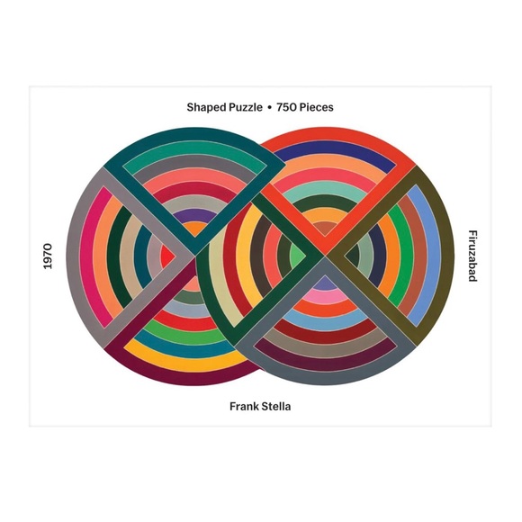 Galison MoMA Frank Stella Shaped Puzzle, 750 Pieces - Picture 7 of 8